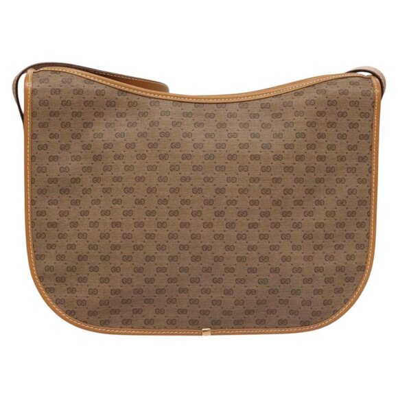 GUCCI Micro GG Supreme Shoulder Bag PVC Beige Gold 001 090 1036 Auth ep7828 - Picture 3 of 16